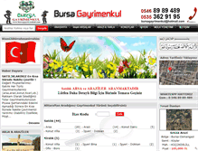 Tablet Screenshot of bursagayrimenkul.com
